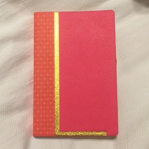 Pink “L” monogrammed journal